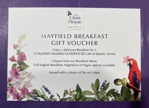 Mayfields BREAKFAST For 2 (GIFT VOUCHER)