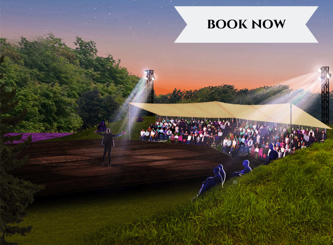 The new lavender theatre at Mayfield Lavender