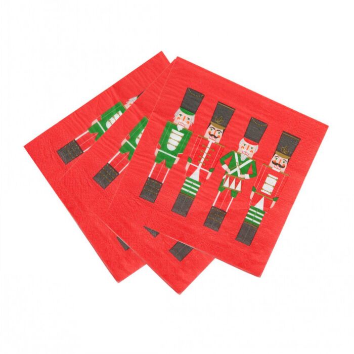 BOTANICAL NUTCRACKER 40 NAPKINS - Image 2