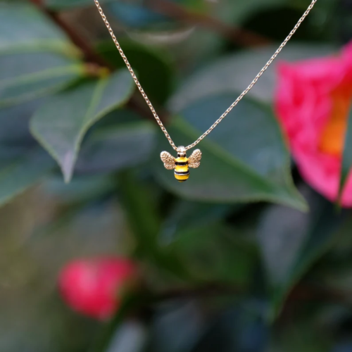 AT Bee Necklace (Small Gold) ATH913